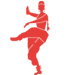 Icon of a women dancing bharathanatiyam